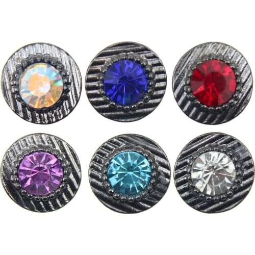 10pcs/lot DIY OEM 12mm snaps button with zinc alloy bottom for snaps bracelets fit ginger snaps jewelry