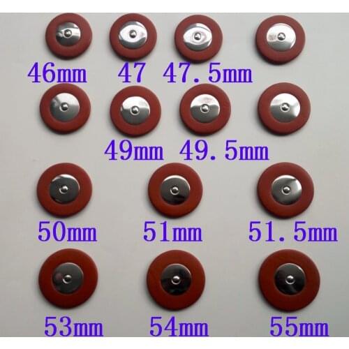 10 Pieces/Lot) 45.5mm To 55mm Individual Saxophone Pads Metal Resonator In Saxophone Repair Parts
