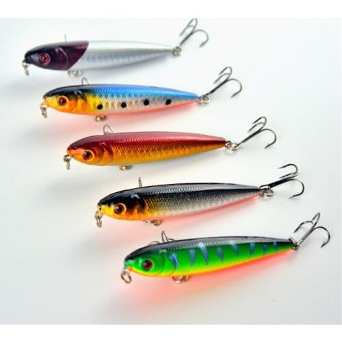 10pcs/lot fishing lures 8cm 9g artificial bait Bionic false bait hard bait simulation
