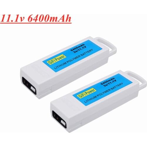 11.1V 6400mAh For Yuneec Q500 Q500 3S Upgarded Lithium RC Battery Rechargeable Battery For Yuneec Q500 Q500 RC Quadcopter