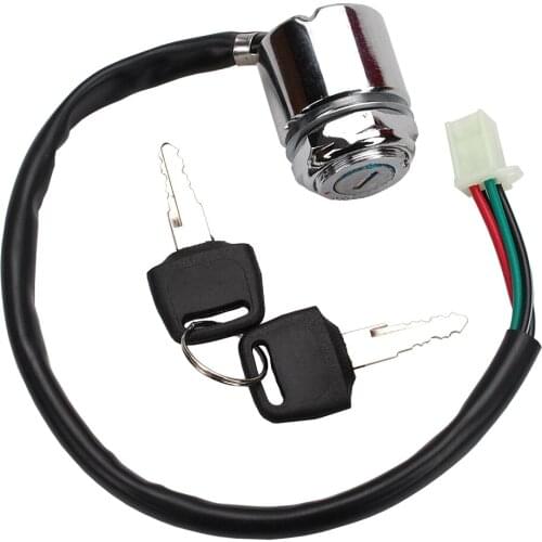 4 Wire Pin Key Ignition Switch for Chinese Go Kart ATV Quad Dirt Bike Scooter Buggy Motorcycle Parts