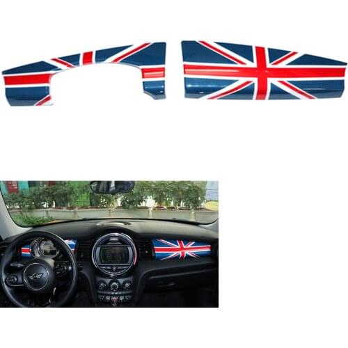 For MINI Cooper Accessories F55 F56 Dashboard Decoration Instrument Box Cover Sticker for MINI Cooper F55 Interior Accessories