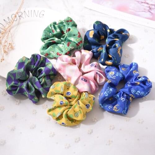 Anime JoJos Bizarre Adventure DIO Kujo Jotaro Josuke Kakyouin Cosplay intestine circle Hair Rope Ring Elastic Accessories Props