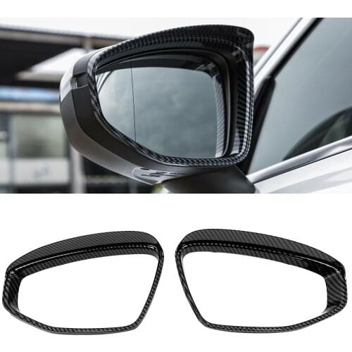 Car Accessories for Audi A3 8Y 2020 2021 2022 ABS Side Rearview Mirror Rain Shield Cover Trim 2pcs