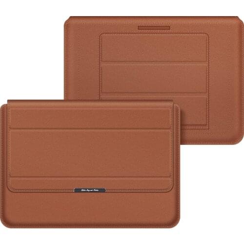 Pu Leather Laptop Bag Sleeve Case For Macbook Air Pro 11.6 12 13 13.3 14 15.4 15.6 inch Notebook Cover For Dell HP Lenovo ASUS