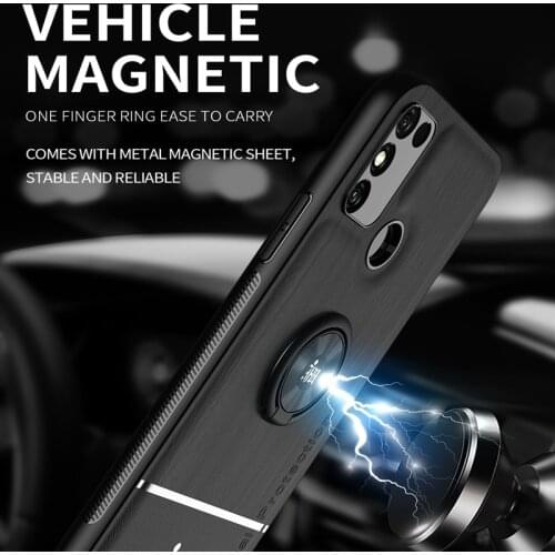 Wood TPU Case For OPPO A52 A72 A92 A92S A8 A53 Shockproof Magnet Silicone Cover Case For OPPO Realme C15 C12 Reno 4Z 4 3 Pro V5