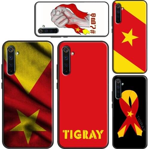 Tigray Flag Theme Case For OPPO Realme 8 Pro 6 7 Q3 Pro C3 C11 C15 C21 GT OnePlus 8 Pro 9 Pro 7T 8T 9R Cover