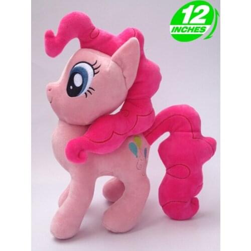 Unicorn Anime Figure Pinkie Pie Plush Doll PP Cotton Stuffed Animals Horse Kids Toys 12" 30CM
