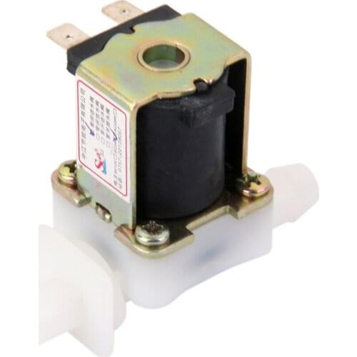 Electric Solenoid Valve Magnetic N/C Water Air Gas Inlet Flow Switch DC 24V Solenoid Valve