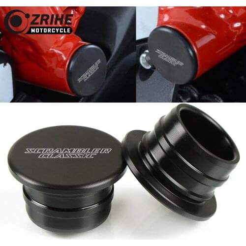Motorcycle Frame Hole Caps Decor Cover Plugs Kit Swing Arm Hole Plugs For Ducati Ducati Scrambler Classic 2015 2016 2017 2018