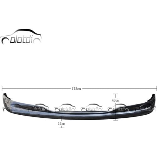 AC Style Car Front Bumper Lip Chin Spoiler Wing Winglet Splitter Flap Air Dam For BMW E46 M3 Body Kits