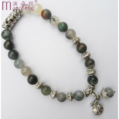 Classic New UFO purse Wallet подвеска bracelet natural beads carnelian Indian agate Yoga bracelet jewelry Wedding Anniversary