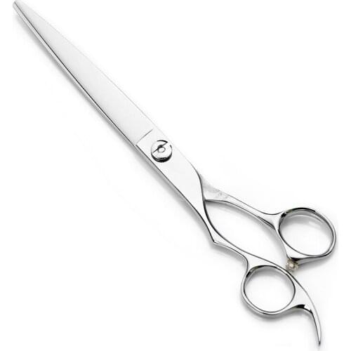 Professional Pet Haircutting Scissors 7.5 inch 1pcs With Bags comb Pets 9cr13 Grooming Scissor Barber Hairdressers Tools