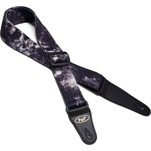 Galaxy Star Pattern Guitar Strap Electric Guitar Acoustic Guitar Folk Guitar Bass Strap