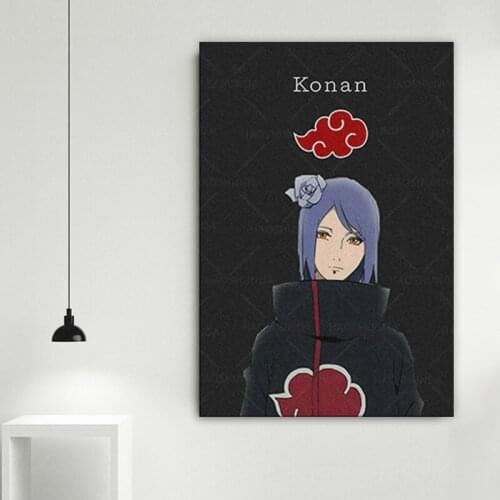 Konan akatsuki anime Canvas Painting wall Art decor Living room Study Home Bedroom Decoration Prints Animation Poster
