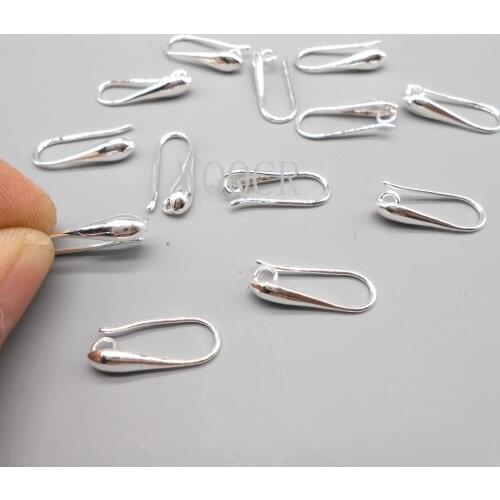 WQQCR 925 Silver 10PCS Handmade Earrings DIY Accessories Jewelry Gold Silver Colored Jewelry Found Wholesale NEW Jewelry Making