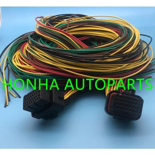 34 Pin/Way Female Tyco AMP Auto Oil Gas Connector Plug With 2 meter 18AWG Wire Pigtail 4-1437290-0 4-1437290-1
