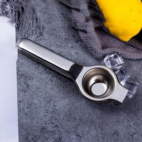 Stainless Steel Lemon Clip Manual Juicer Kitchen Tools Salad Garlic Supplies Fruits 20x6.5cm Citrus Home Mincer Cooking Squ D1E0