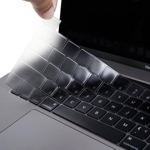 Light Shine Through TPU Super Transparent Clear Keyboard Cover Sticker for MacBook Pro 13 16 inch 2020 A2289 A2251 A2141