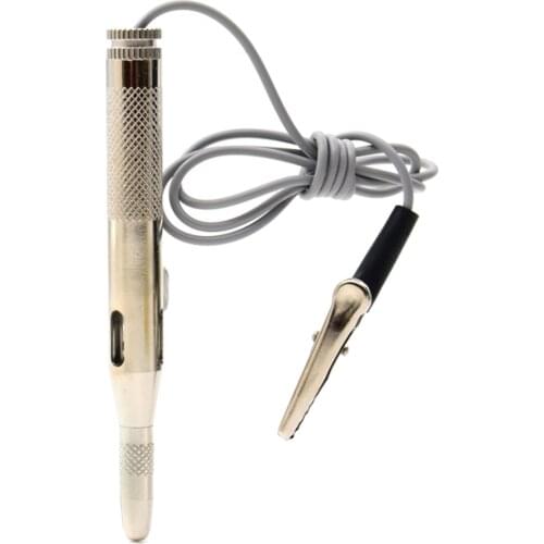 6-24V Automotive Car Vehicles DC 6V 12V 24V Circuit Voltage Tester Test Light Extended Leads Sharp Piercing Probe