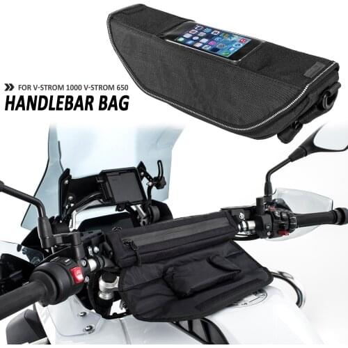 For Suzuki V-Strom 1000 V-Strom 650 XT 2020 V strom Vstrom DL1000 DL650 V-Strom Handlebar Waterproof Bag Travel Bag Storage Bag