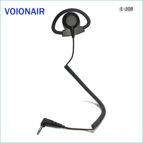 VOIONAIR 10pcs/lot 3.5mm Police Listen Only D-Ring Earpiece Headset for Motorola Speaker Mic