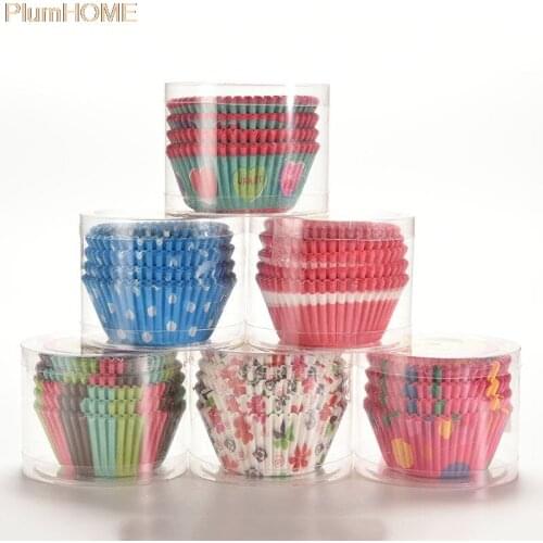 Cut Christmas Birthday Wedding Cake Decorating Tools Paper Muffin Cupcake Baking Cups Cake Mold Multi-color