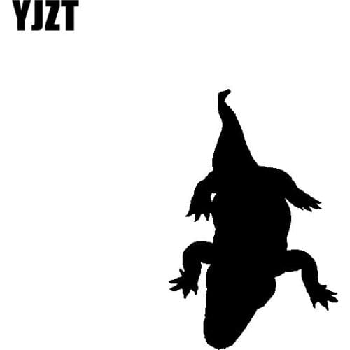 YJZT 9.3CM*14.1CM Valiant Cool Animal Shadow Minimalist Vinyl Decal Original Car Sticker Black/Silver C19-1131