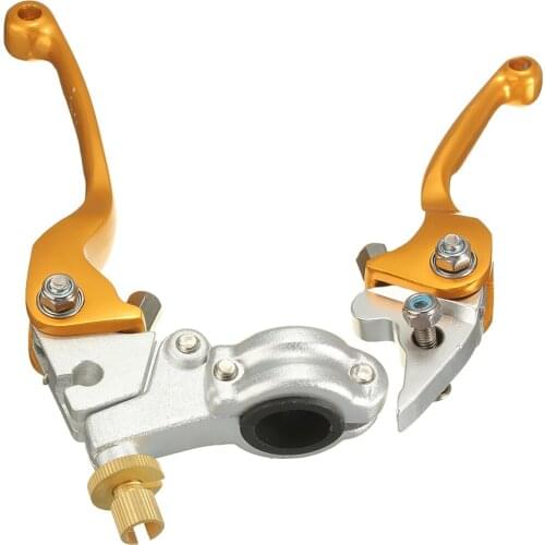 1 Pair CNC Aluminum Folding Clutch Brake Lever Universal for Racing Motorcycles Dirt Pit Bikes