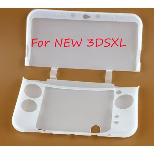 10PCS Soft Silicone Case Cover For NEW 3DSXL LL Console Protective Case Sleeve Cover Ultrathin Case Skin For Nintendo NEW 3DS XL