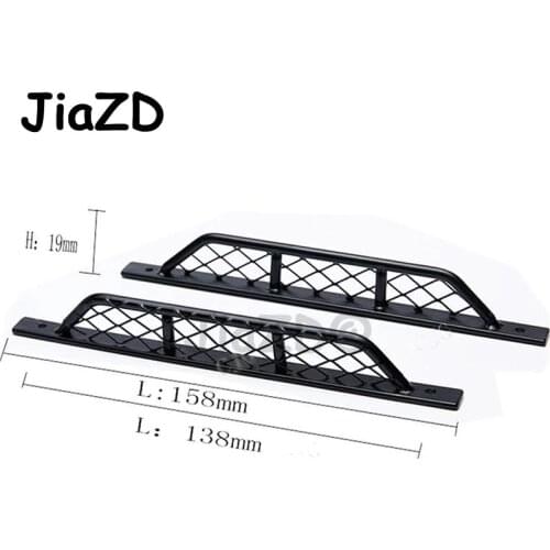 2PCS Aluminium Alloy Outer Side Pedal Parts for 1:10 RC Rock Crawler Car D90 Defender Body Shell RC Car Accessories Y01