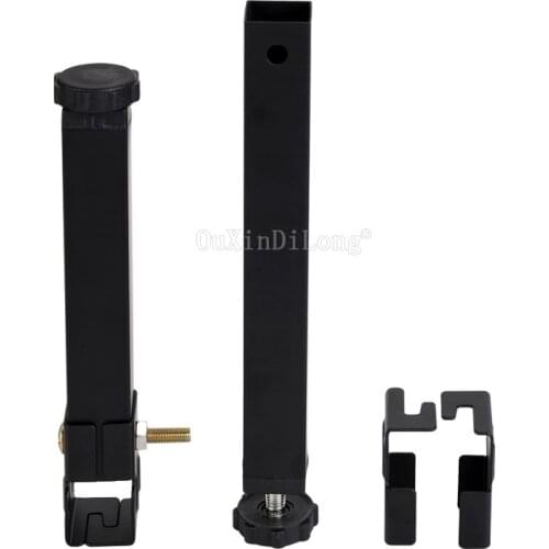 4PCS Adjustable Height Clamp Tube Leg Metal Square Bed Riser Table Legs for Tatami Bed Frame Fixed Support Foot Screw GF170