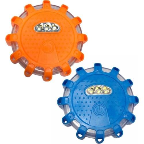 Car Warning Light Magnetic Emergency Flashlight Led Flasher Lamp Traffic Roadblock Warning Light Rotating Strobe Light