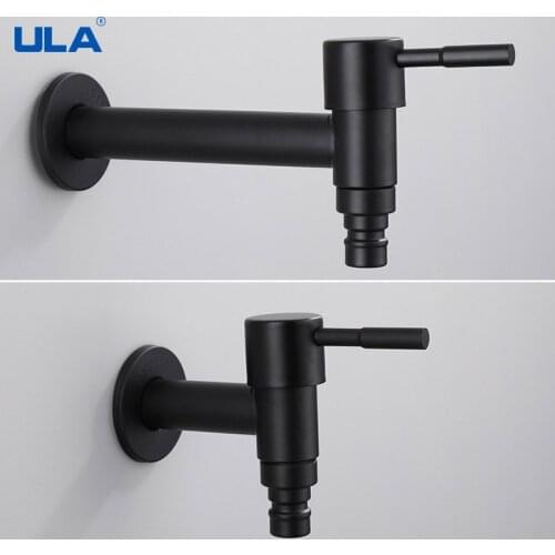 Black faucet washing machine 304 stainless steel faucet antifreeze explosion proof single cold water tap for mop pool