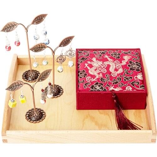 Chinese-Style Montessori Materials for Hand-Eye Coordination/ Focus/ Patience Exercise Earrings Matching Game for 2.5-4 Years