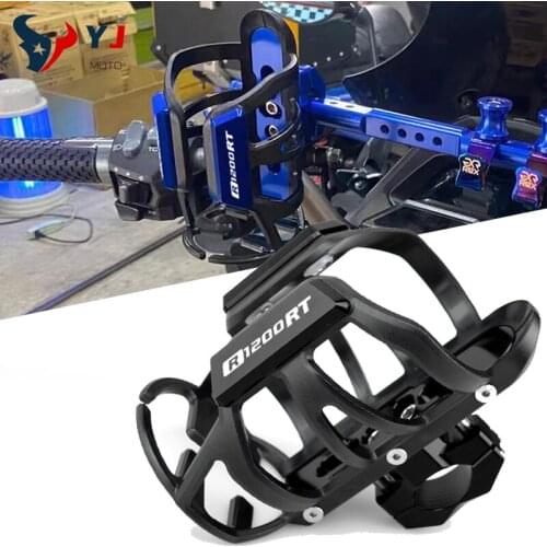 For BMW R1200RT R 1200 RT All Yaers High Quality Motorcycle CNC Accessories Design Beverage Water Bottle Drink Cup Holder Mount