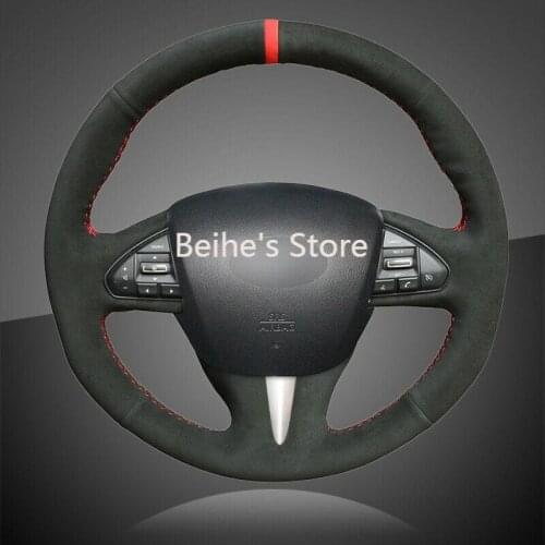 Artificial Leather Car Braid On Steering Wheel Cover for Infiniti Q50 2014-2015