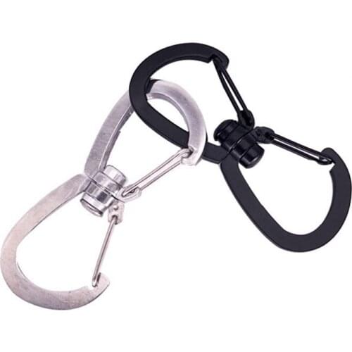 Climbing Aluminum Alloy Carabiner D-Ring Key Chain Clip Multi-color Camping Keyring Snap Hook Outdoor Travel Kit Quickdraws