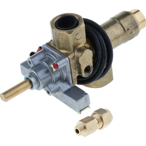 LH Gas Oven Stove Burner Control Valve With Ignition Wire 21mm Control Valve