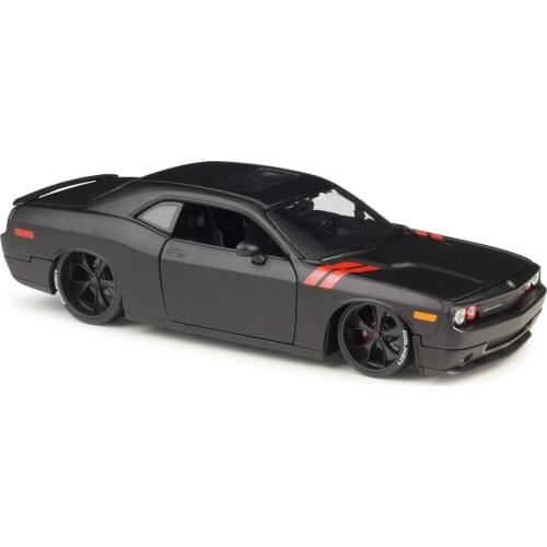 Maisto 1:24 1970 2008 Challenger R/T RT Coupe All Star 2013 SRT Viper GTS Modified Version Static Simulation Alloy Model Car