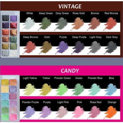 6/12Metallic Watercolor Paint Set Professional Portable Glitter Pigment For Artist School Stationery Graffiti Solid Art Supplies