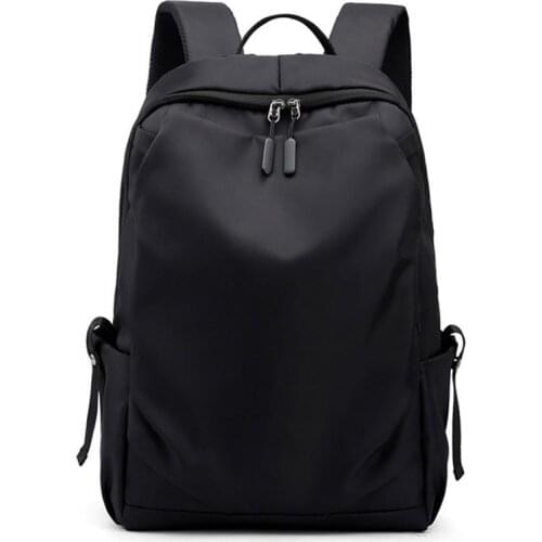 2019 New Fashion Breathable Ergonomic Laptop Backpack Casual Backpack Mens Students Oxford Cloth USB Interface Backpack Neutral