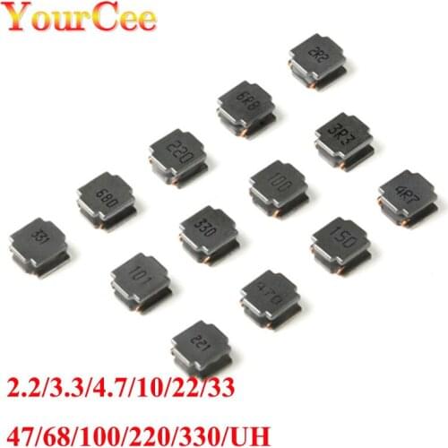 10PCS/lot SMD Power Inductors 8040 2.2UH 3.3UH 4.7UH 6.8UH 10UH 22UH 33UH 47UH 68UH 100UH 150UH 220UH 330UH
