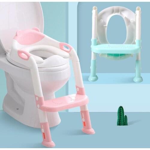 Folding Baby Potty Infant Kids Toilet Training Seat with Adjustable Ladder Portable Urinal Potty Training Seat Children dropship