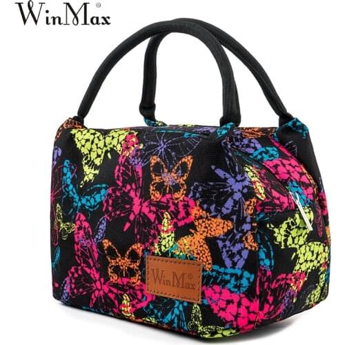 Winmax brands quality Lunch bags Thick Thermal Insulated Portable Large Food Picnic Lunch Box for Men Women dropshipping