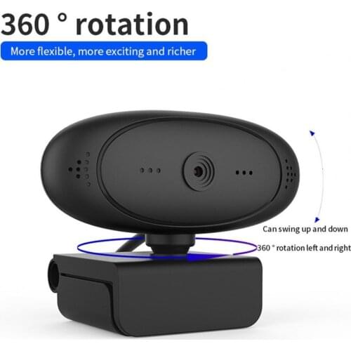 Webcam Built-in Microphone USB Driver-free ABS 1080P Full HD Web Camera for Video Conference