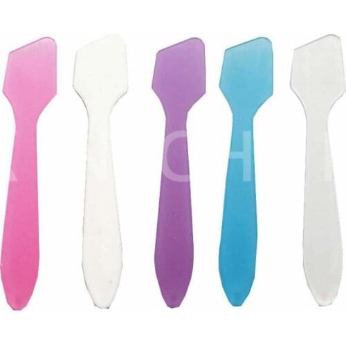 10pcs Mini Cosmetic Spatulas Face Cream Makeup Mask Spoon Cosmetic Scoop DIY Make Up Tools Cream Stick Beauty Tool Kits