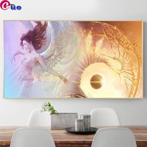 5D Diamond Painting Guardian Angel beauty painting Full Drill Embroidery Handicrafts DIY Diamond rhinestone Mosaic Gift Wall Art