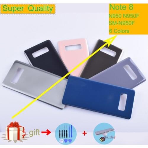 For Samsung Galaxy Note 8 Note8 N950 N950F Housing Battery Cover Back Cover Case Rear Door Chassis Note 8 Shell Replacement