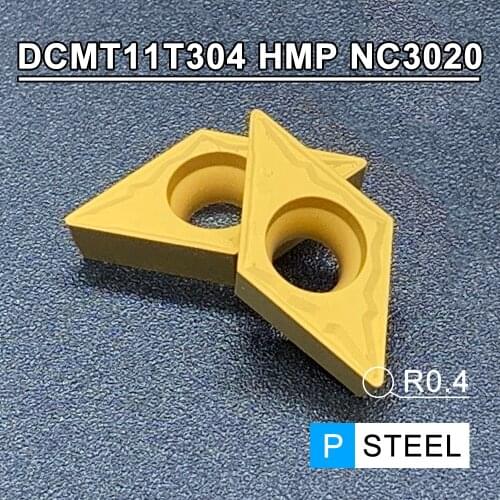 DCMT11T304 HMP NC3020 Original Carbide Inserts Internal Turning Tool Processed Steel Lathe Cutter Tools Finishing Cutting Tool
